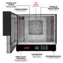 Ver imagem 3 de Forno Turbo Elétrico 4 Esteiras Saro Ftd11 2500w com Painel Digital e Interior Inox Preto 127v