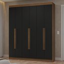 Ver imagem 1 de Guarda-Roupa Casal 6 Portas Batentes Netuno Madesa