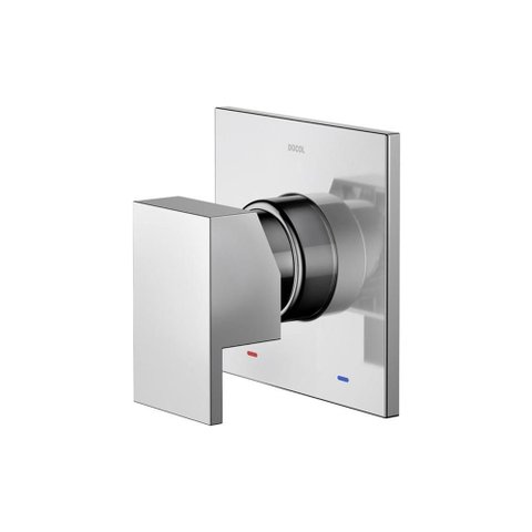 Acabamento Monocomando para Chuveiro e Ducha Higiênica Alta Pressão 1/2" New Edge/Minima