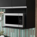 Ver imagem 1 de Suporte Microondas e Forno Elétrico Aéreo 60cm Itália Preto - Lumil