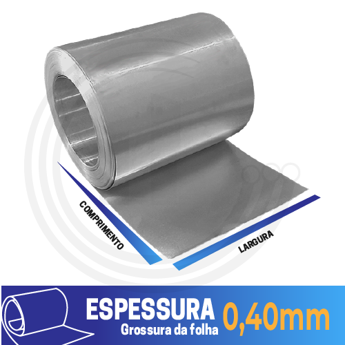 Chapa Folha de Alumínio para Calha/rufo/telhado 30cm - 3