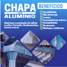Chapa Folha de Alumínio para Calha/rufo/telhado 30cm - 2