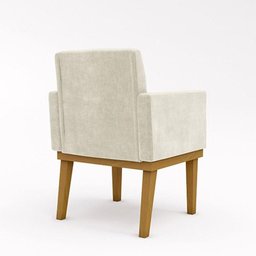 Kit 02 Poltronas com Base + Namoradeira com Base - Sala Bege - 3