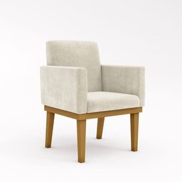 Kit 02 Poltronas com Base + Namoradeira com Base - Sala Bege - 5