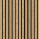 Ver imagem 3 de Papel de Parede Adesivo Madeira Ripa Ripado Bege Fina Gh Papel de Parede 2,8m