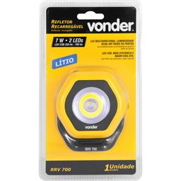 Refletor Recarregável LED COB 700 lm RRV 700 Vonder - 4