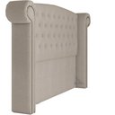 Ver imagem 6 de Cabeceira Cama Box King com Tachas 195 cm Sofia P05 Linho Creme - Lyam Decor