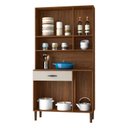 Ver imagem 3 de Kit Cozinha Ambiente Golden 6 Portas Nogueira Off White - Kits Paraná
