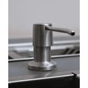 Ver imagem 2 de Kit Cuba Gourmet + Calha Organizadora Aço Inox + Lixeira de Embutir + Dispenser Aço Inox + Válvula