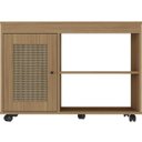 Ver imagem 2 de Rack para Tv até 42 Polegadas 1 Porta com Rodízios Sampa - Artely
