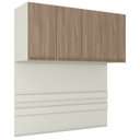 Ver mais imagens de Quarto Casal Modulado 8 Portas Seletto Areia Jequitiba Henn