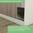 Ver imagem 5 de Quarto Casal Modulado 8 Portas Seletto Areia Jequitiba Henn