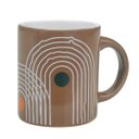 Ver mais imagens de Kit 6 Canecas Cerâmica Chá Café Coffee Time 80ml