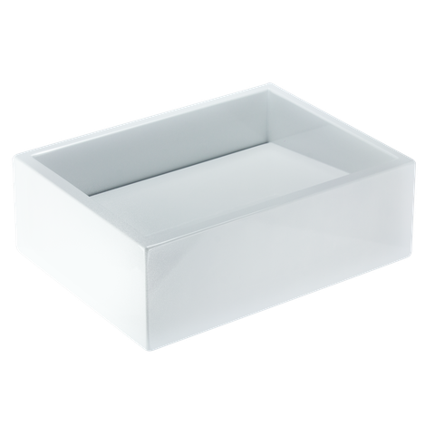 Cuba de Apoio Banheiro Quartzo Pedra 40x30 Cm