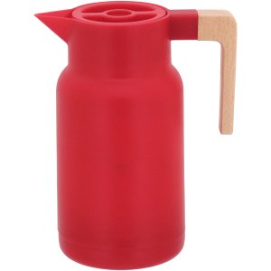 NORDEN GARRAFA TÉRMICA 25x13x13cm 1L PLÁSTICO VERMELHO AMPOLA VIDRO