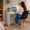 Ver imagem 6 de Mesa para Costura Maquina Essence Compacta e Resistente para Trabalho Home Office Off White