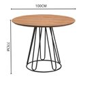 Ver imagem 5 de Conjunto Sala de Jantar Rubi Cinamono com 4 Cadeiras Veneza no Couro Caramelo