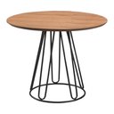 Ver imagem 2 de Conjunto Sala de Jantar Rubi Cinamono com 4 Cadeiras Veneza no Couro Caramelo