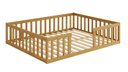 Ver imagem 3 de Cama Cercadinho de Chão Queen Nogueira Nemargi