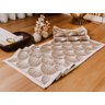 Kit Tapete e Passadeira Cozinha 3 Peças Concha Búzios:caramelo - 4