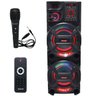 Caixa Som Amplificada Bluetooth 1500w Rms Woofer Mp3 Fm Usb Led Tws Bivolt Aca 1501 New X Microfone - 1