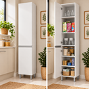 Ver imagem 1 de Paneleiro Simples Com 2 Portas Top Class Branco Branco