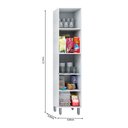 Ver imagem 3 de Paneleiro Simples Com 2 Portas Top Class Branco Branco