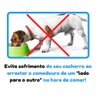 Kit 2 Comedouros Potes Ração Água Alumínio Pesado 700ml Jjb - 4