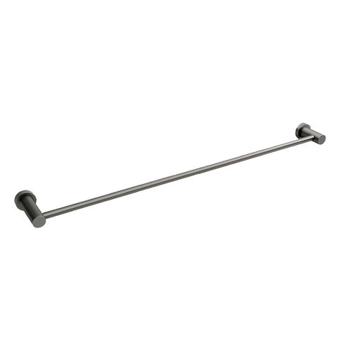 Toalheiro Porta Toalha de 60cm para Banheiro Acabamento Grafite Escovado - Dpace5513 Drop Metais