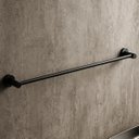 Ver imagem 2 de Toalheiro Porta Toalha de 60cm para Banheiro Acabamento Grafite Escovado - Dpace5513 Drop Metais