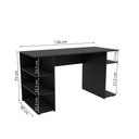 Ver imagem 2 de Mesa Escrivaninha para Computador Gamer Kappesberg 136cm X 75cm X 60cm Preto Fosco