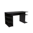 Ver imagem 5 de Mesa Escrivaninha para Computador Gamer Kappesberg 136cm X 75cm X 60cm Preto Fosco
