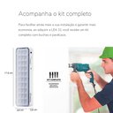 Ver imagem 6 de Kit 08 Luminárias de Emergência Led Intelbrás Autônoma Lea 31 com 30 Leds Branco Bivolt
