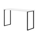 Ver imagem 2 de Mesa Escrivaninha Aparador 1,20m Industrial Ferro e Madeira para Estudo e Computador - Branco