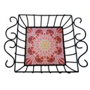 Ver imagem 5 de Fruteira de Mesa Ferro e Azulejo Quadrada Grande pra Cozinha Azulejo G5
