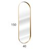 Espelho Grande Corpo Inteiro Oval com Moldura em Metal Industrial 150 X 40 Cm - 3