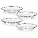 Ver imagem 1 de Kit 4 Pratos Cristal Sobremesa Pearl 14cm Transparente