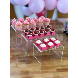 Expositor de Doces em Acrilico 3 Peças - 3