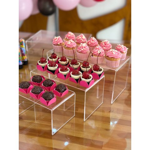 Expositor de Doces em Acrilico 3 Peças