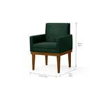 Ver imagem 5 de Sofá Living 3 e 2 Lugares Valência - 2,20/1,58mts + 02 Poltronas C/ Base Madeira de Reflorestamento