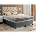 Ver imagem 1 de Cama Box Oxford Espuma King 193x203 Cinza King House
