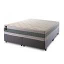 Ver imagem 3 de Cama Box Oxford Espuma King 193x203 Cinza King House