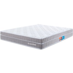 Colchão Queen Bf Molas Ensacadas Espuma Nasa Viscoelástica Ortopédico D33 com Pillow