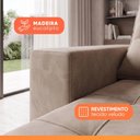 Ver imagem 5 de Sofá Retrátil e Reclinável 3 Lugares 2,30m Espanha