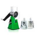 Ver imagem 1 de Cortador Fatiador Ralador Legumes 3 Laminas Tabletop Verde