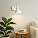 Ver imagem 1 de Luminária de Parede Arandela Fixa Joana Branco