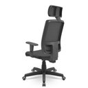 Ver imagem 4 de Cadeira Escritório Brizza Nr17 Relax Apoio Cabeça Couro Eco Cor:preto