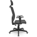 Ver imagem 3 de Cadeira Escritório Brizza Nr17 Relax Apoio Cabeça Couro Eco Cor:preto