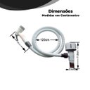 Ver imagem 3 de Ducha Higiênica Fabrimar Flexível Branco Engate Kit Branco