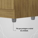 Ver mais imagens de Guarda Roupa Solteiro 4 Portas 2 Gavetas Exemplar Plus - Nature